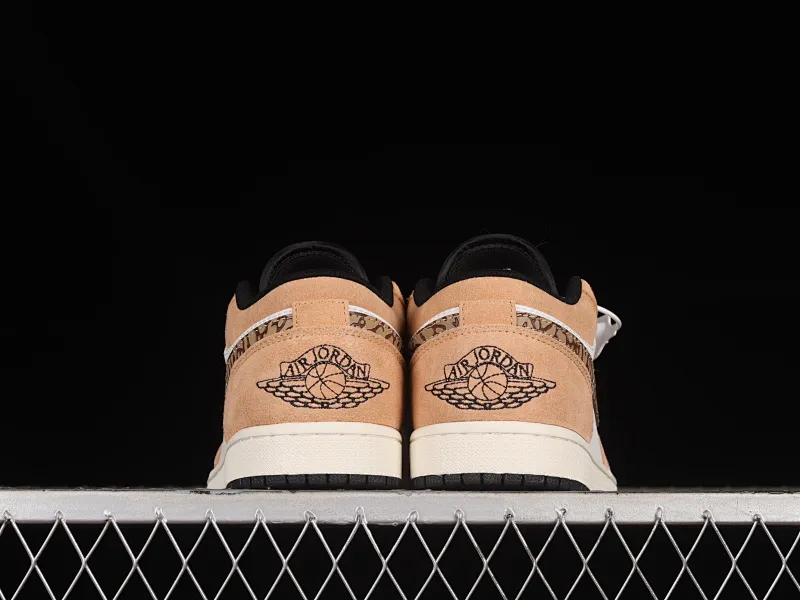 All categories Air Jordan Jordan series basketball shoes Air Jordan 1 Low Z version Air Jordan 1 Low AJ1 Joe 1 white and yellow burst pattern low-top cultural casual sneakers DZ4130-201